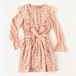 2 Tone Floral Dress