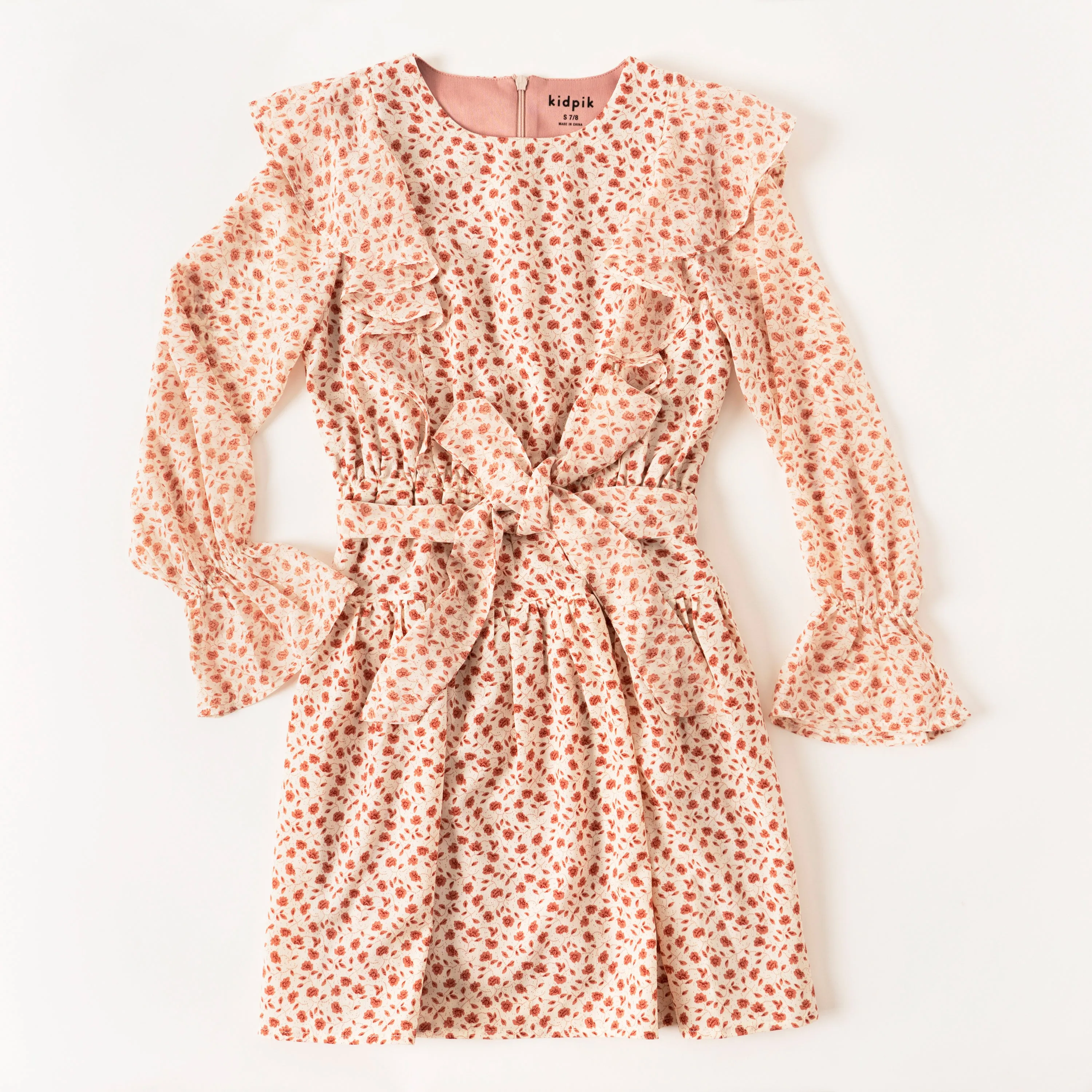 2 Tone Floral Dress