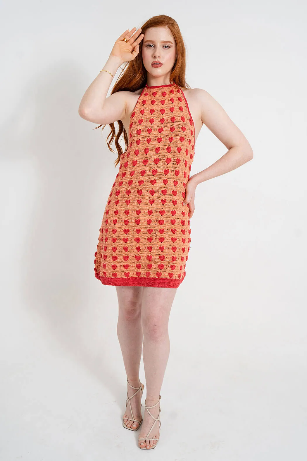 Amores Crochet Mini Dress (Made-to-order)