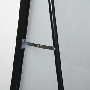 Arched Full Length Mirror Floor Mirror Hanging Standing or Leaning, Bedroom Mirror Wall-Mounted Mirror Dressing Mirror with Black Aluminum Alloy Frame, 65" x 23.6"