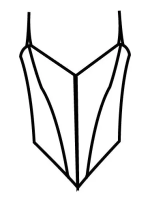 Ballet Bodice - Child 8 Piece Made to Order