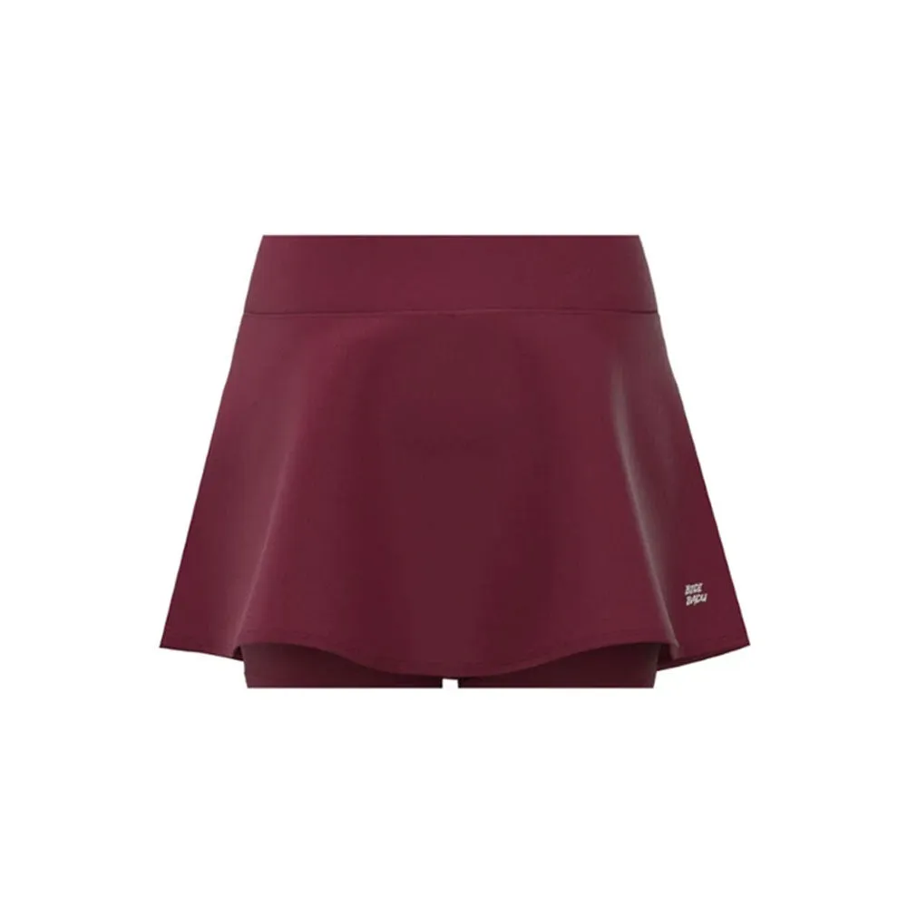 Bidi Badu Protected Leafs Wavy Skort (Women's) - Bordeaux