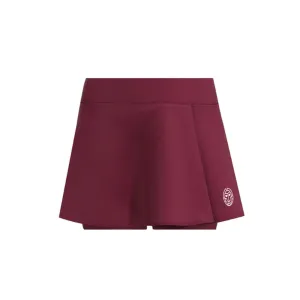 Bidi Badu Protected Leafs Wavy Skort (Women's) - Bordeaux