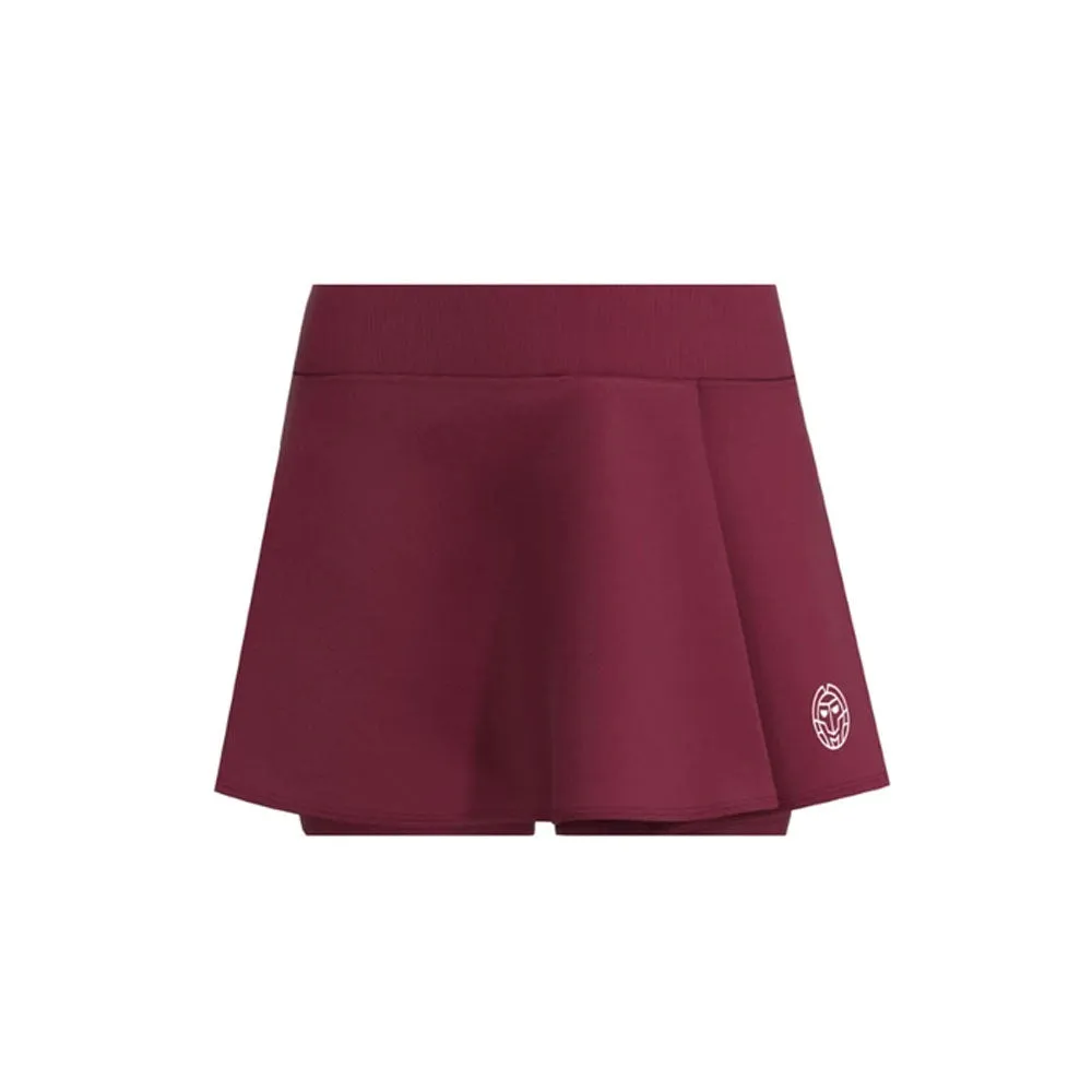 Bidi Badu Protected Leafs Wavy Skort (Women's) - Bordeaux
