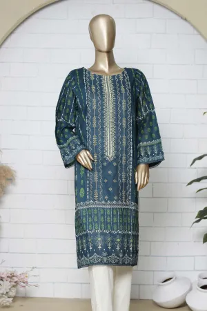 Bin Saeed Stitched Eid Embroidered Shirts Collection'2023-SMLSF-26-Blue