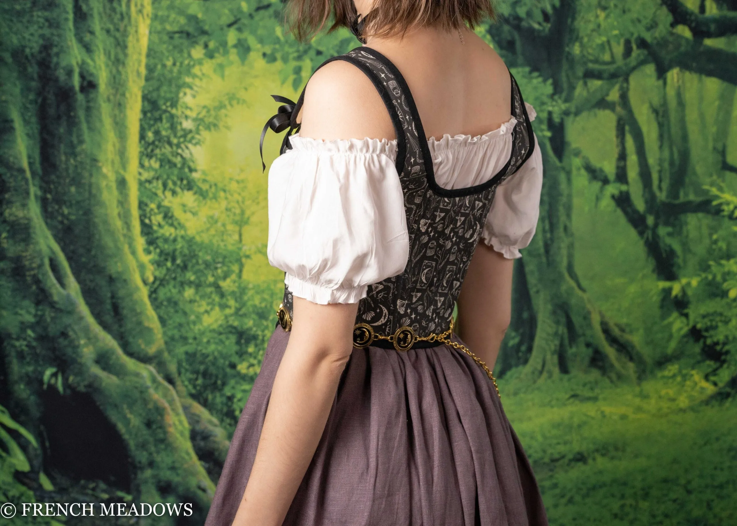 Black Witchy Renaissance Bodice