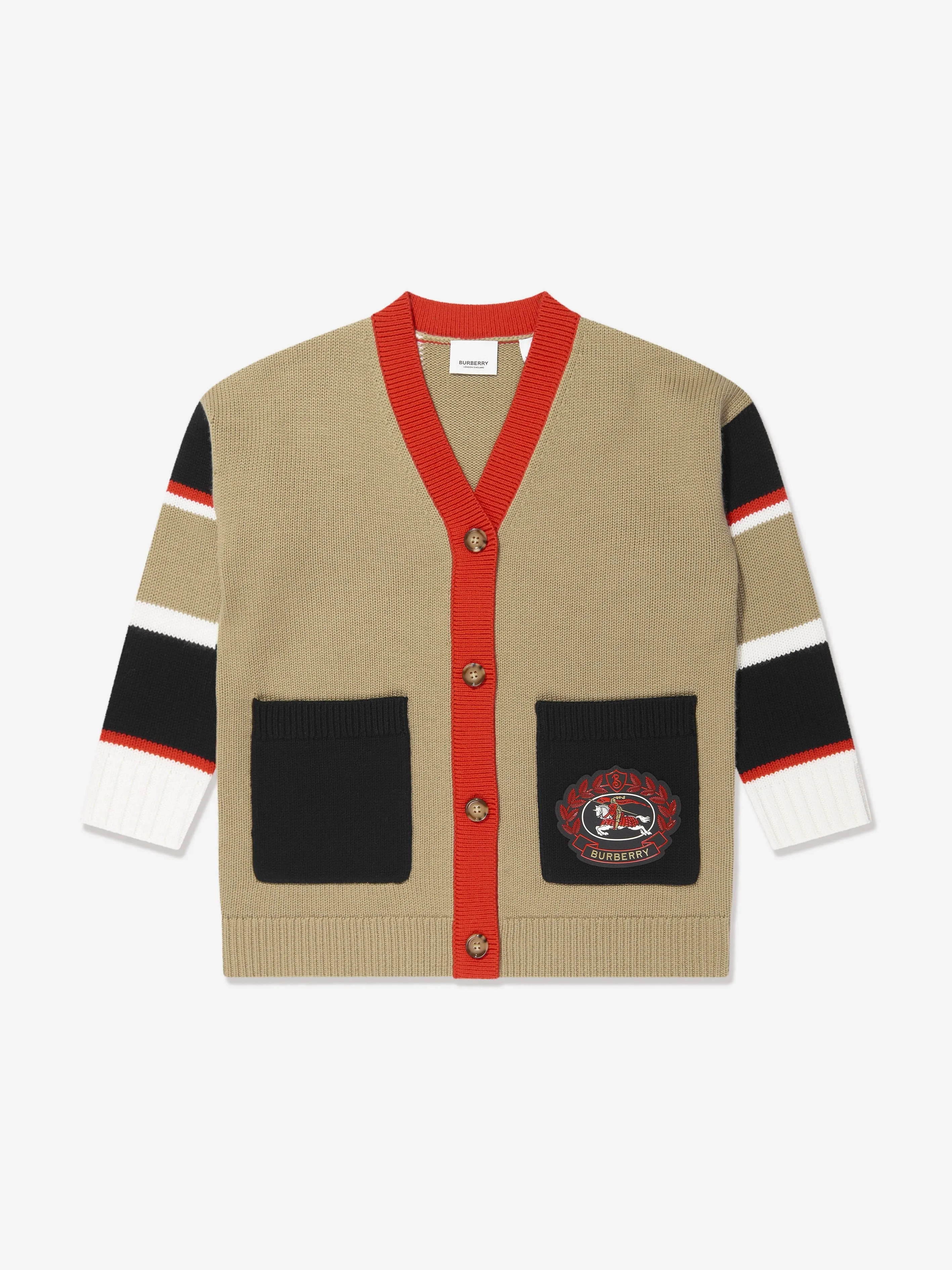 Burberry Girls Jessica Cardigan in Archive Beige