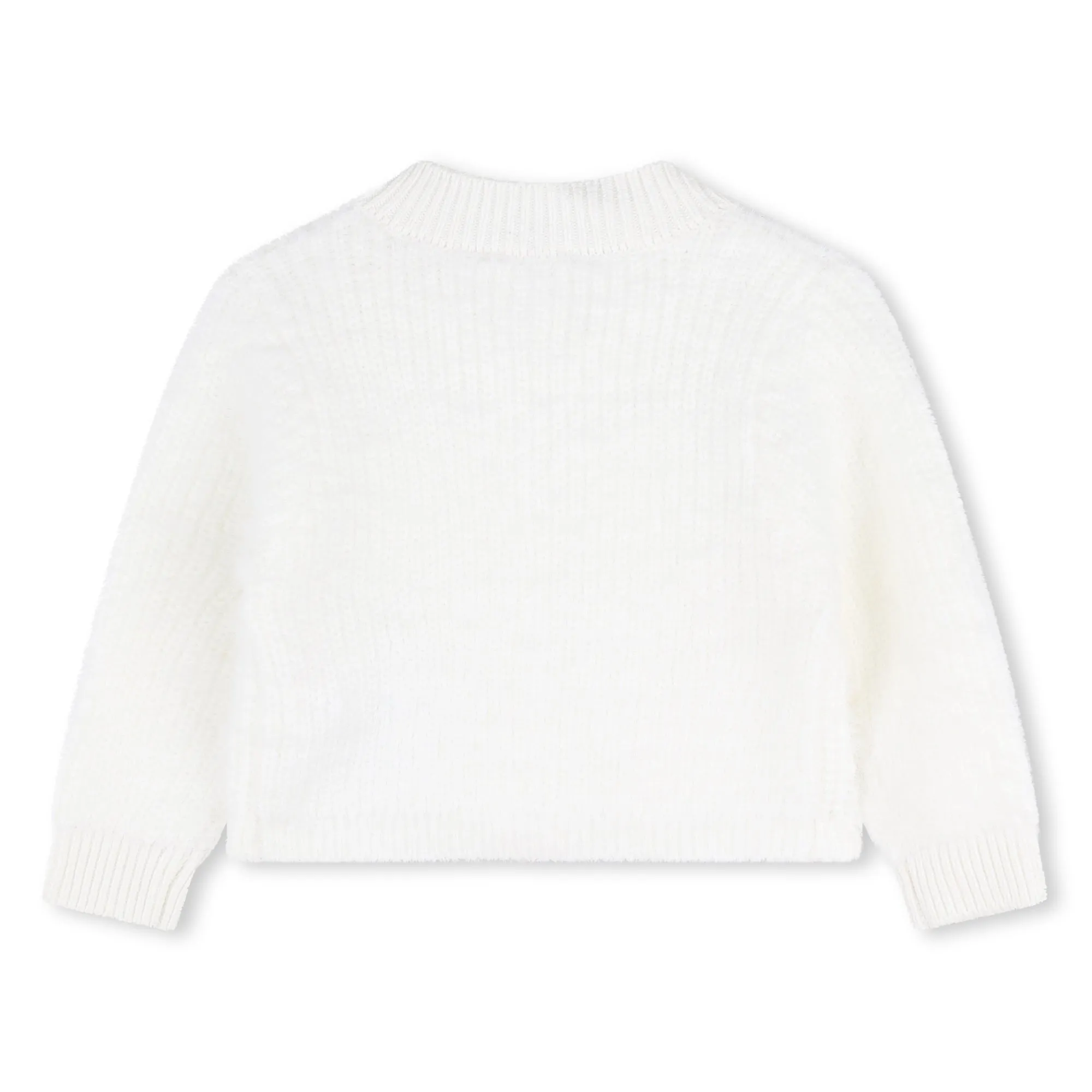 Carrement Beau White Knitted Cardigan