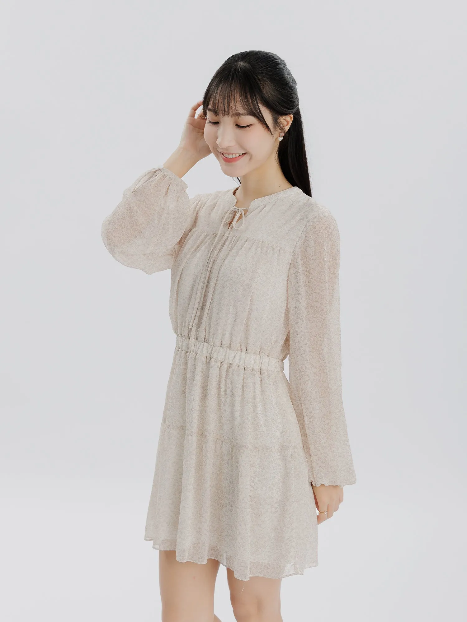 Charlotte Tie Front Floral Dress