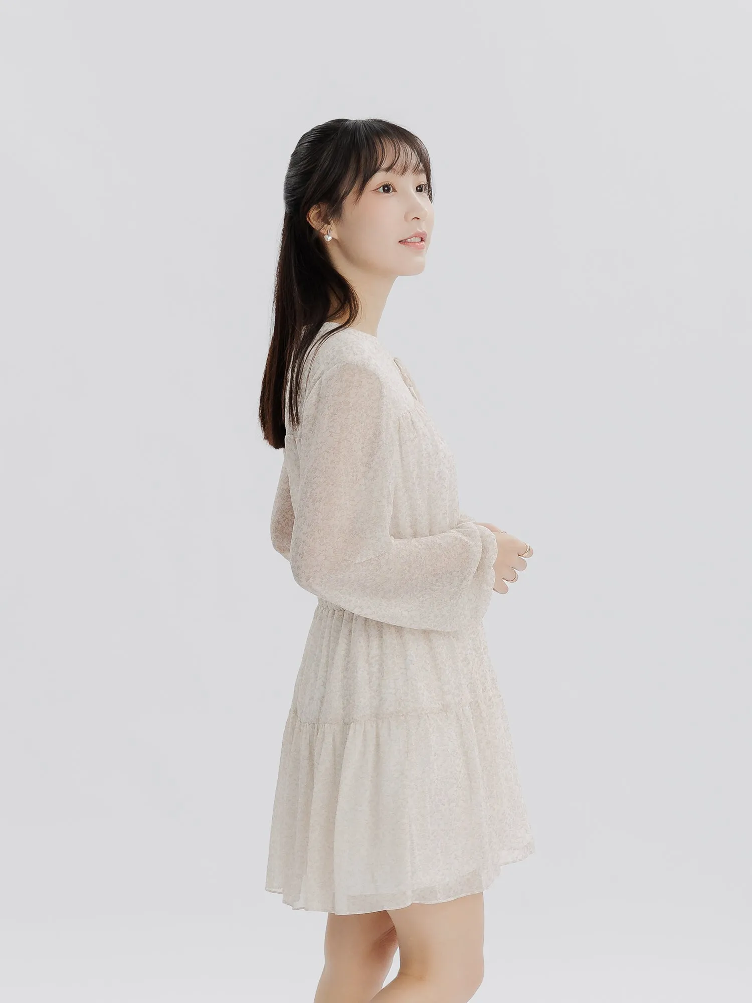 Charlotte Tie Front Floral Dress