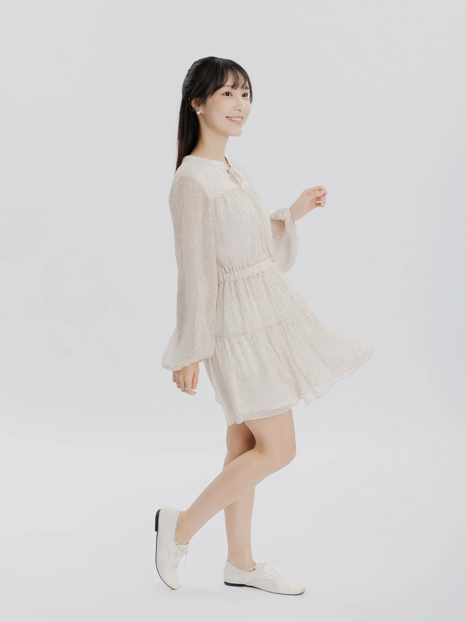 Charlotte Tie Front Floral Dress