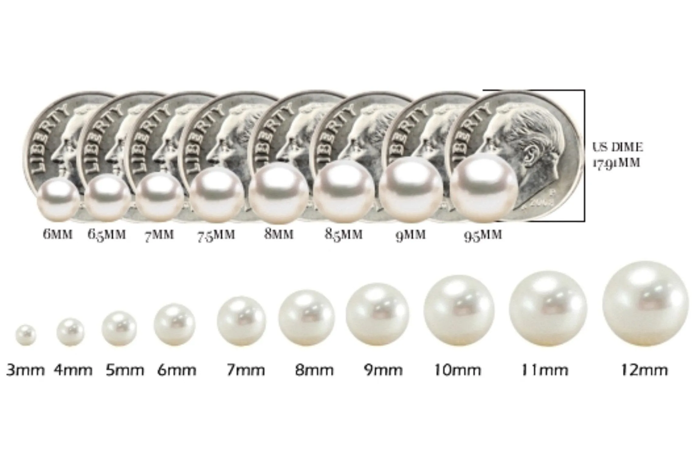 Double Strands Irregular Peach Freshwater Pearl Necklace