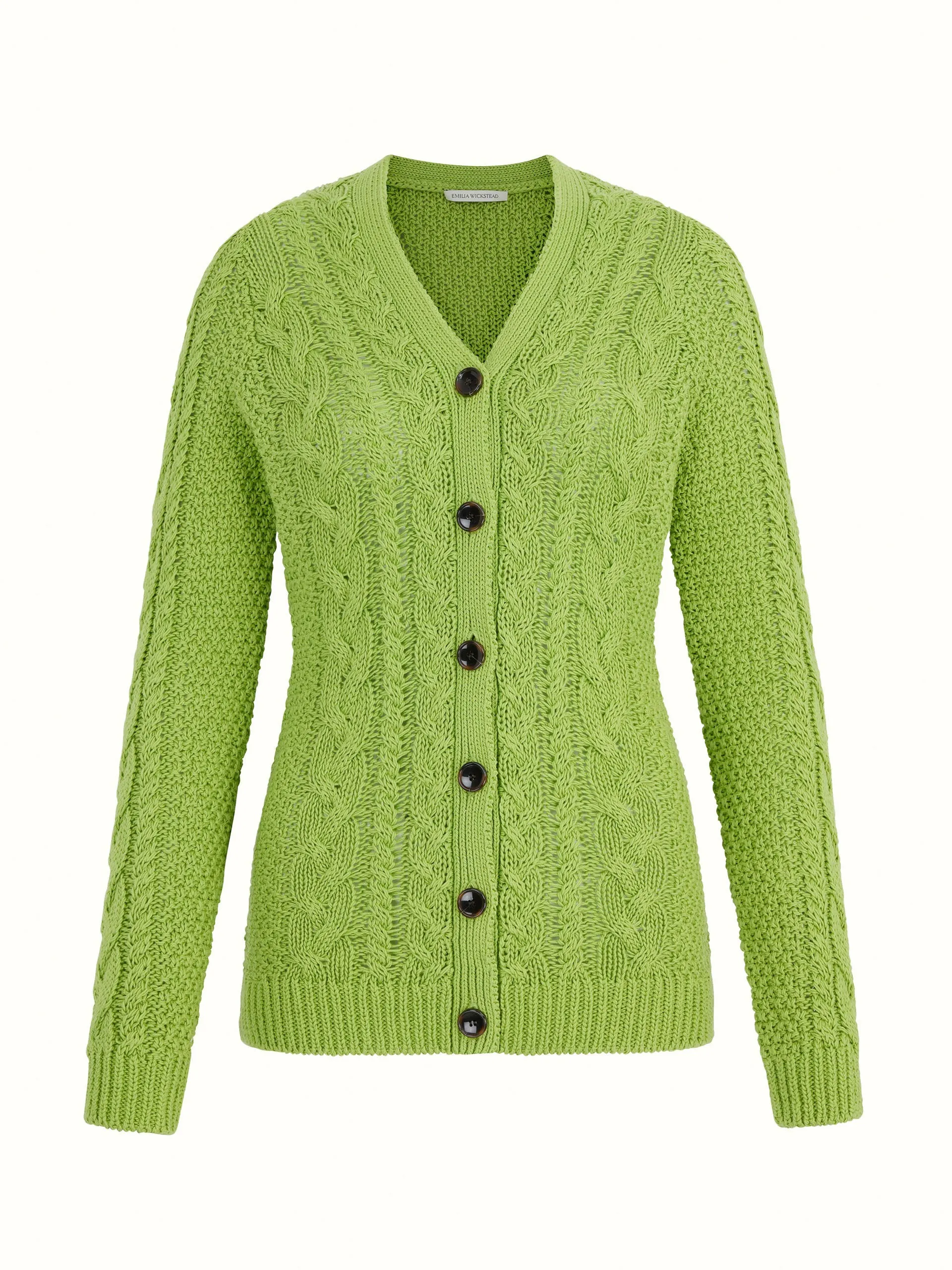 Elmer knit cardigan in green