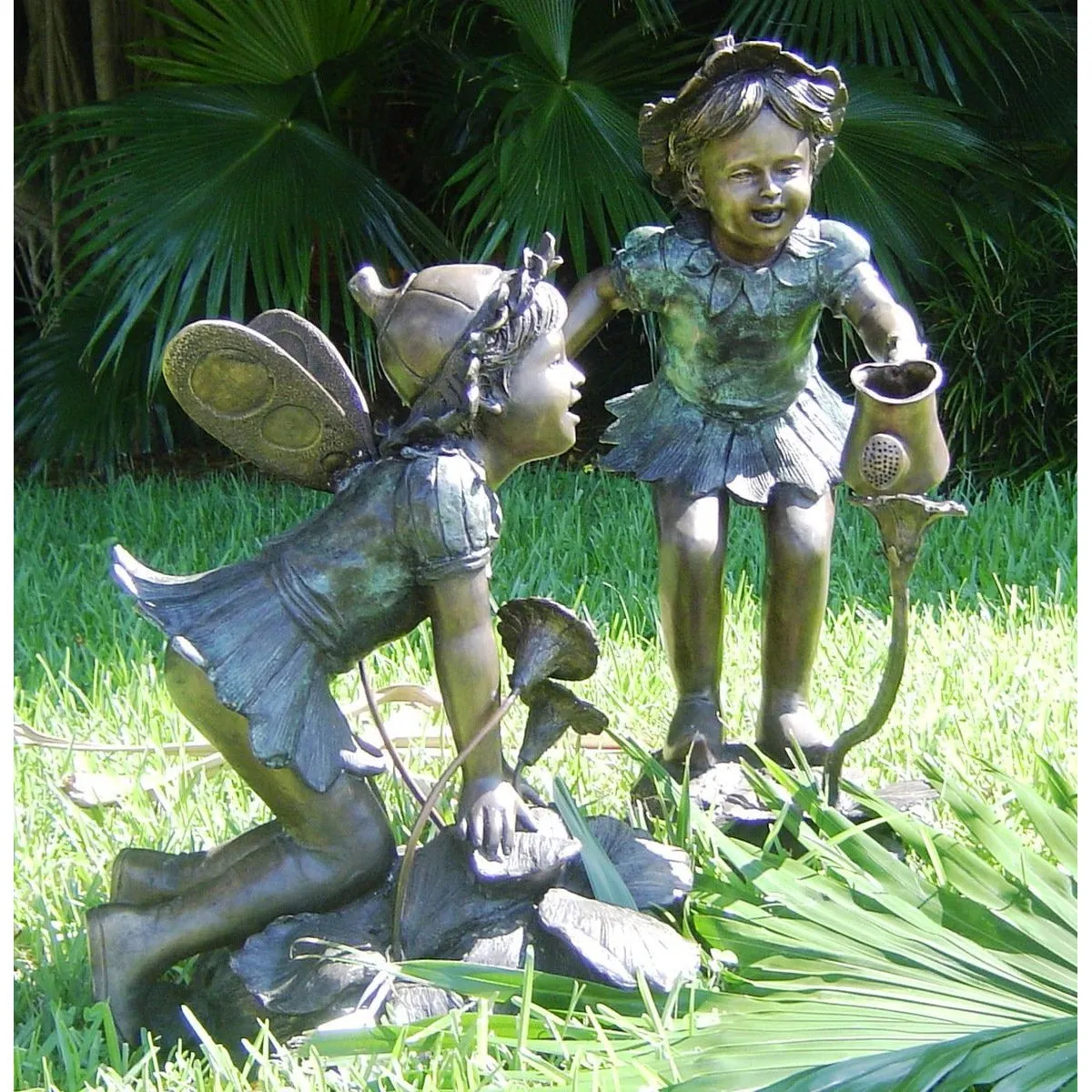 Fairy Flower Girl Statue