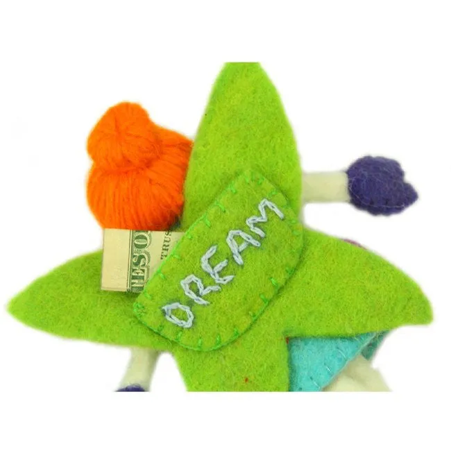Felted Tooth Fairy Doll - Three Colors