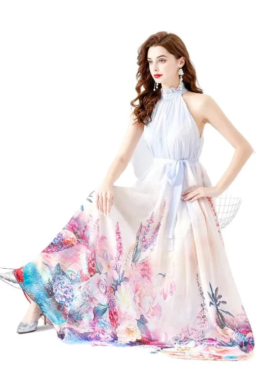 Floral Chiffon Maxi Dress *Online Only*
