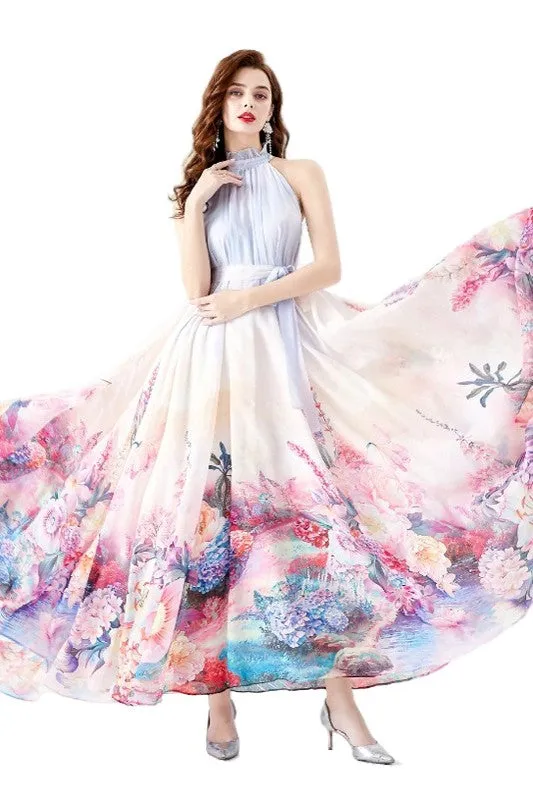 Floral Chiffon Maxi Dress *Online Only*