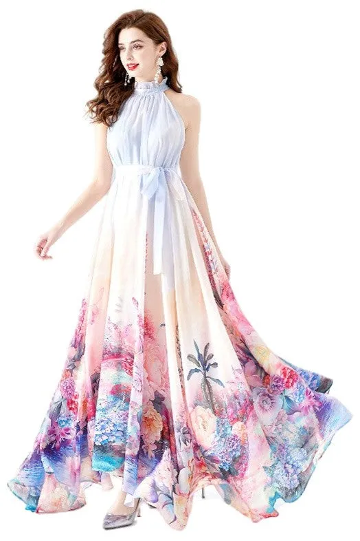 Floral Chiffon Maxi Dress *Online Only*