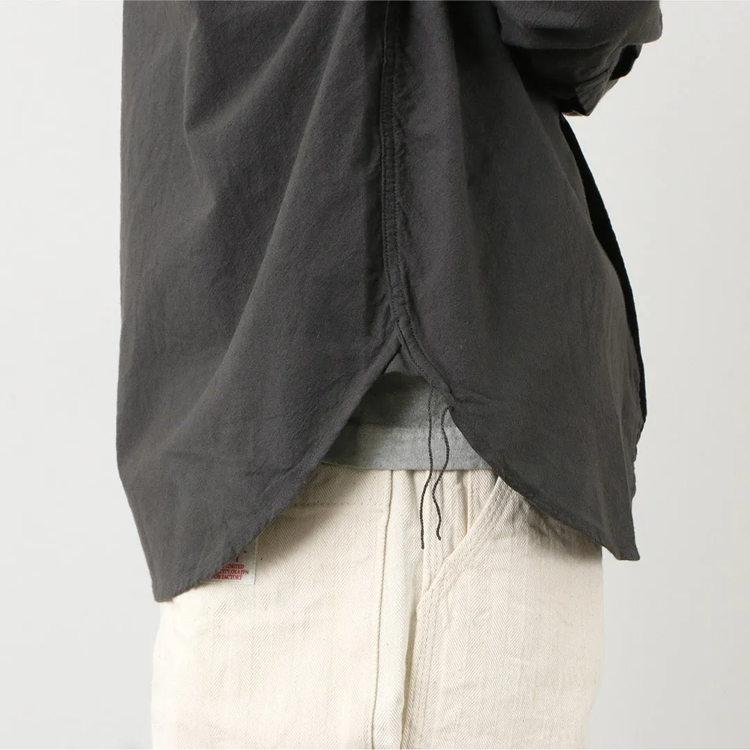 FOB FACTORY / F3464 Dye band collar shirt