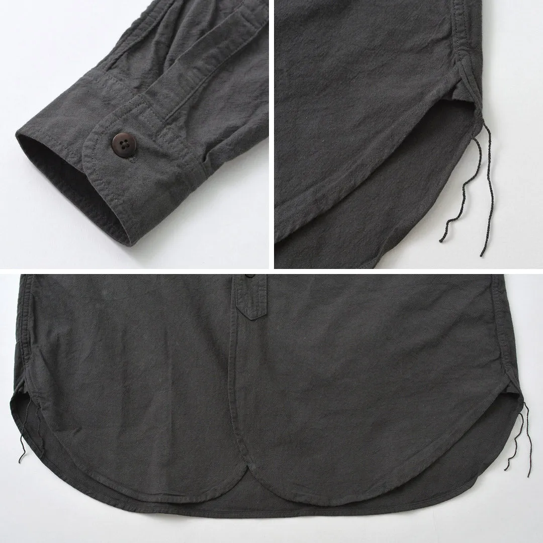 FOB FACTORY / F3464 Dye band collar shirt