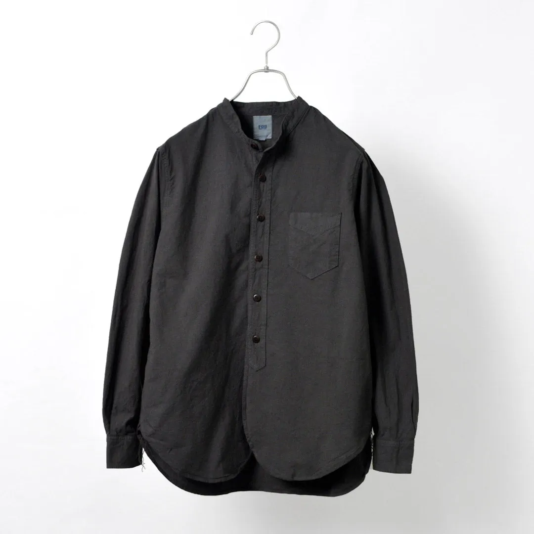 FOB FACTORY / F3464 Dye band collar shirt