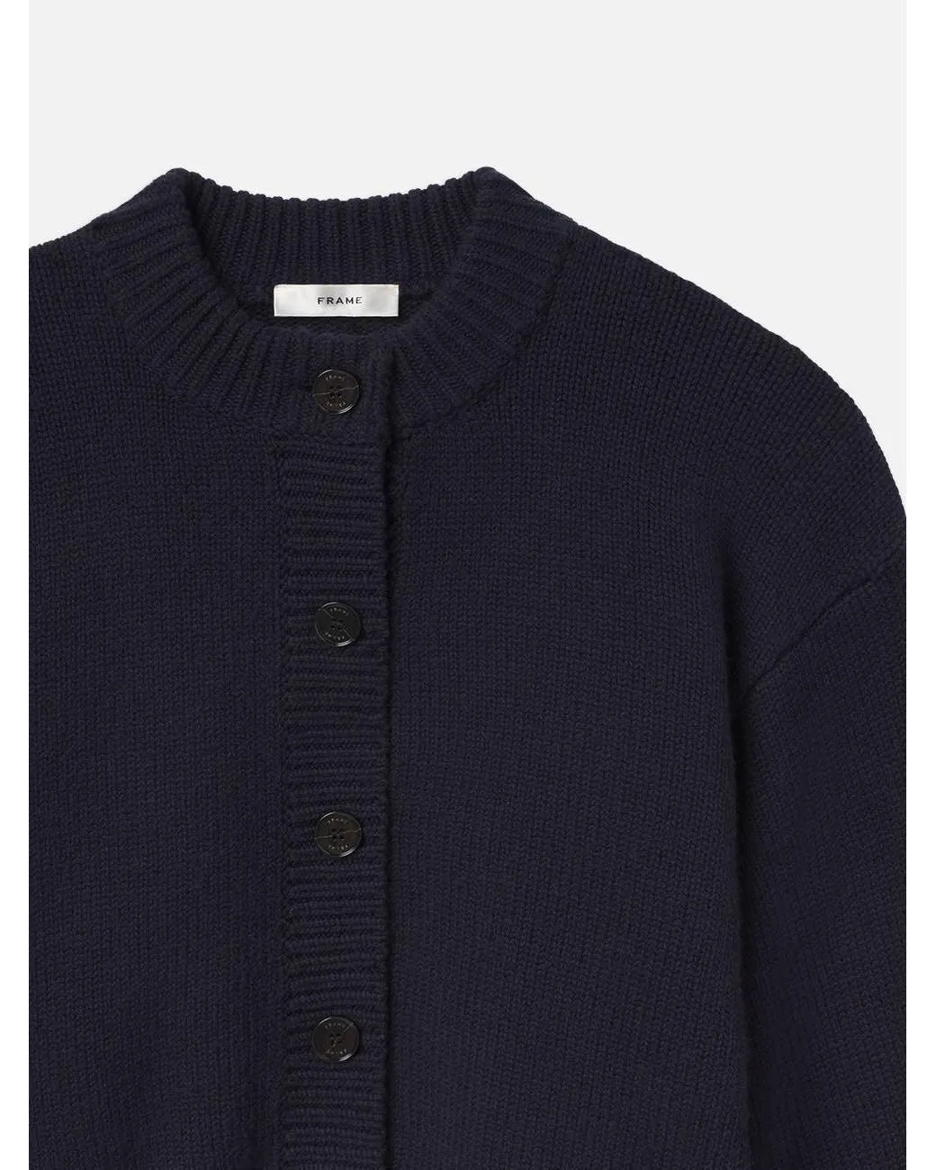 FRAME FEMME CHUNKY CARDIGAN IN NAVY