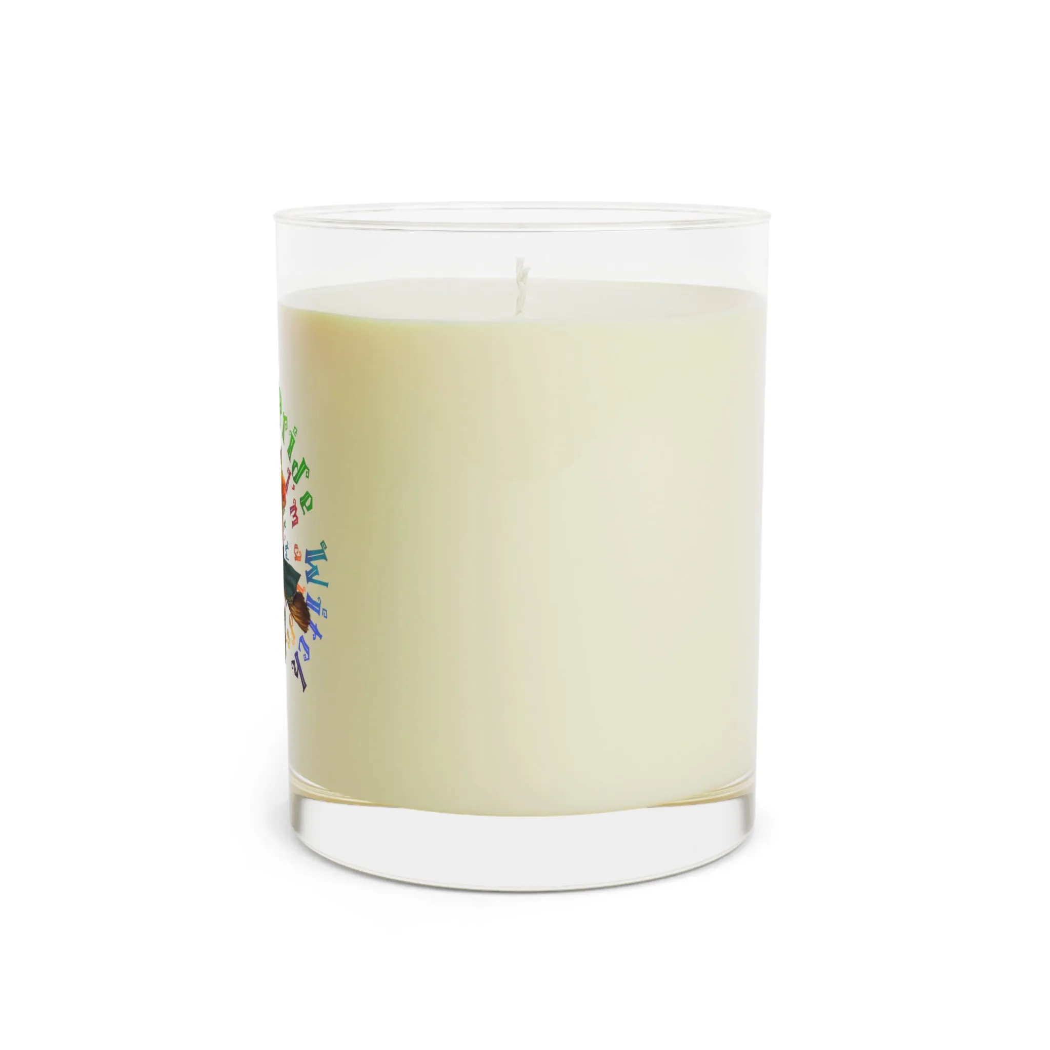Halloween Scented Candle Full Glass, 11oz - I'm Ride or Pride (White)