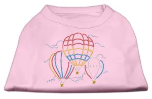 Hot Air Balloon Rhinestone Shirts Light Pink XXL (18)