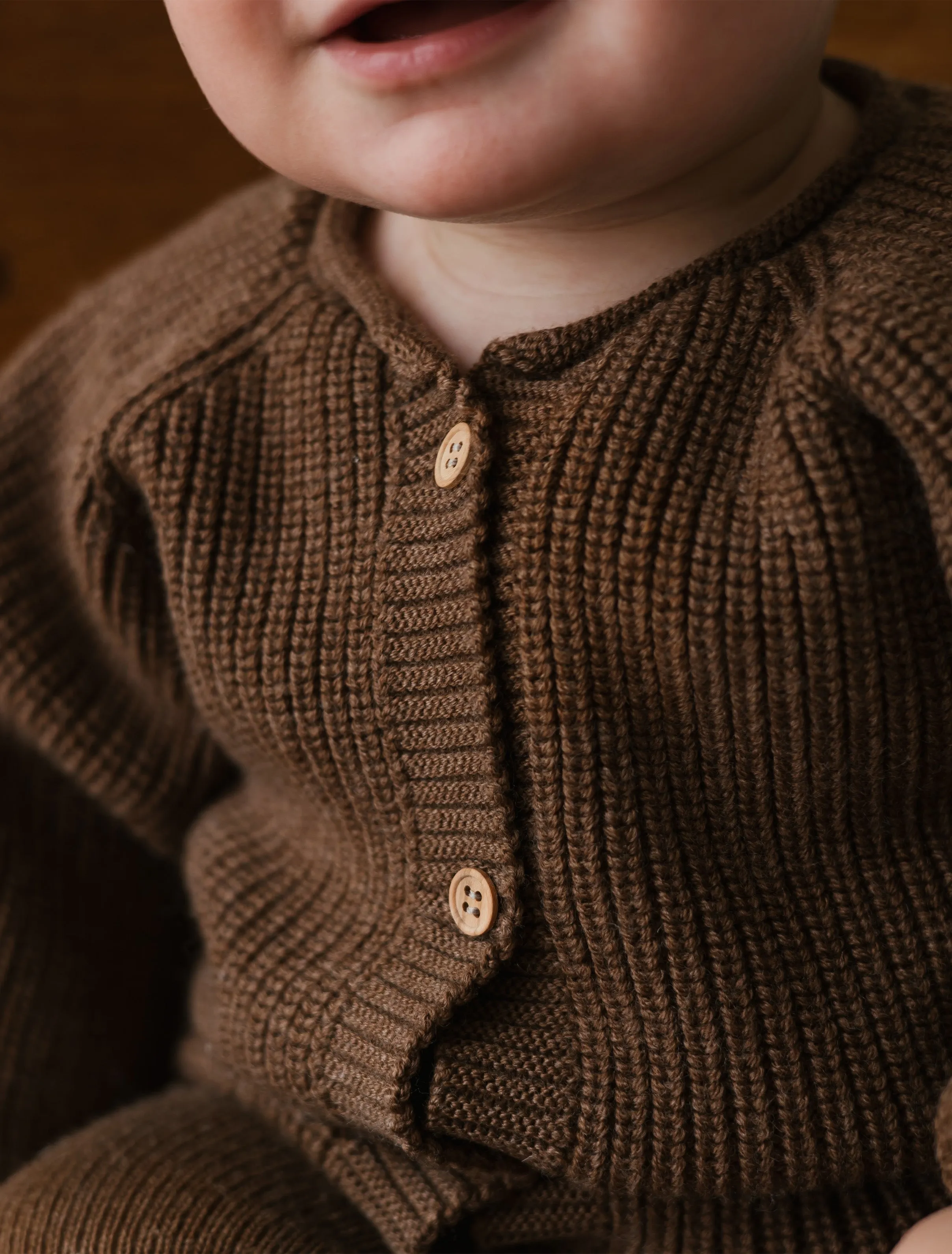 Inga Cardigan in Mocha