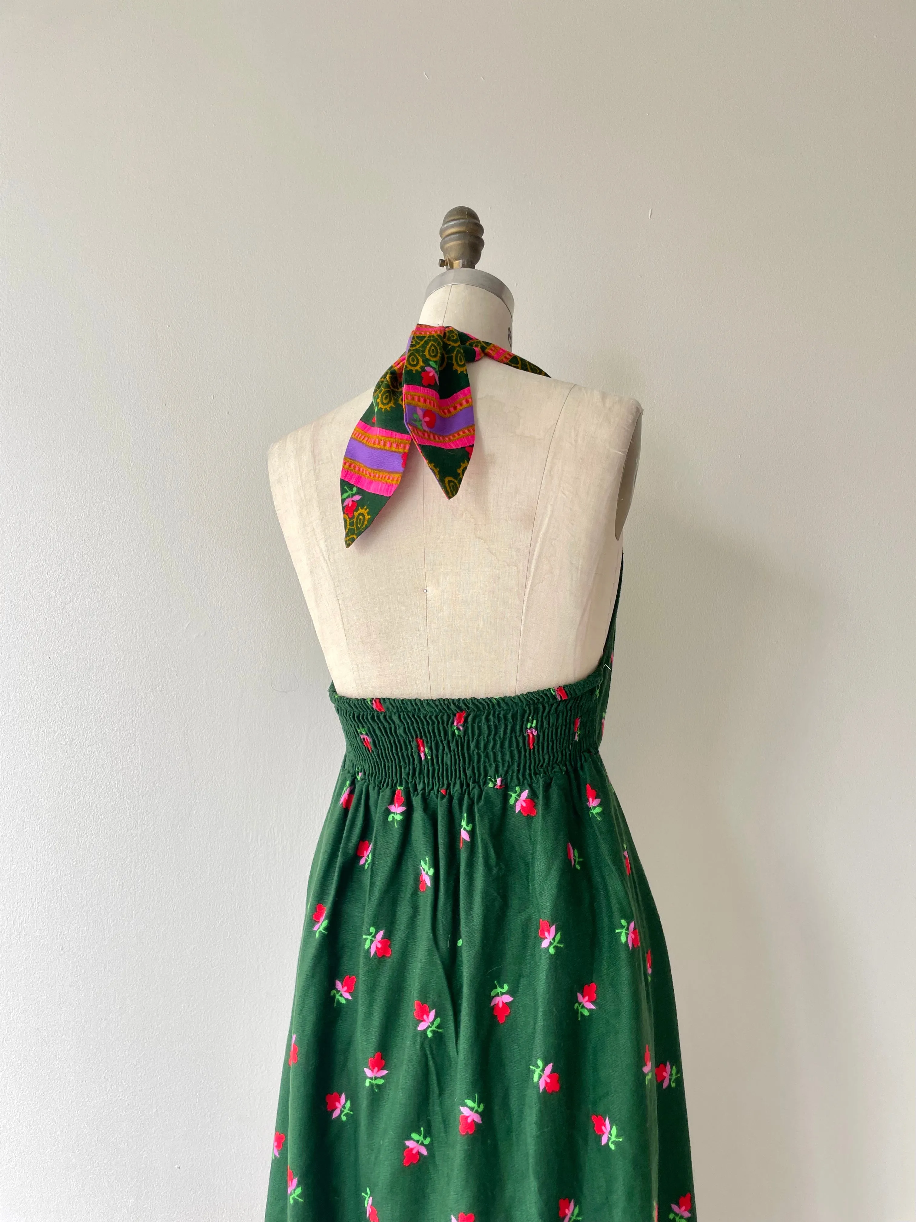 Kamehameha Halter Dress | 1970s