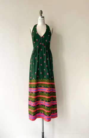 Kamehameha Halter Dress | 1970s