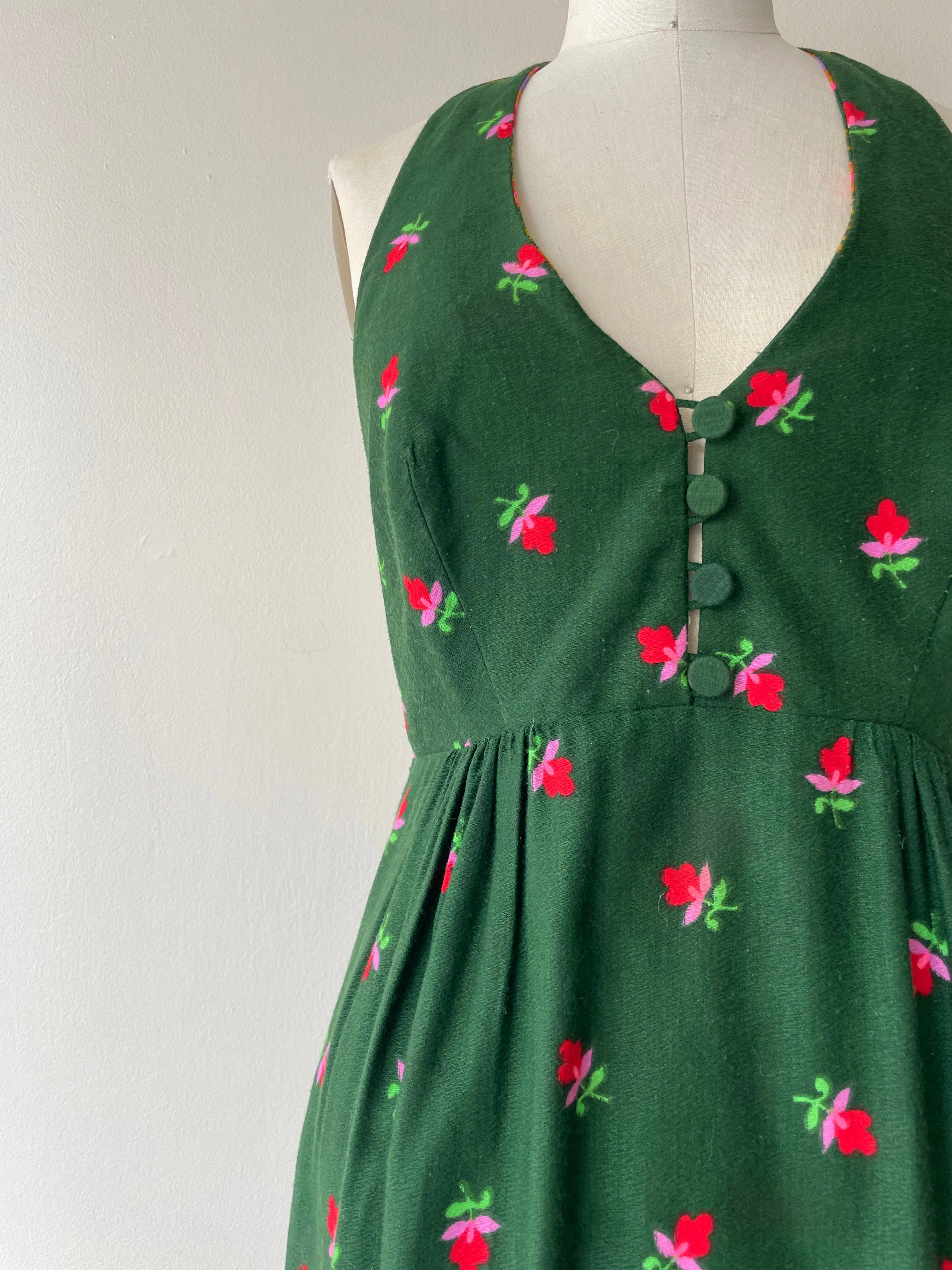 Kamehameha Halter Dress | 1970s
