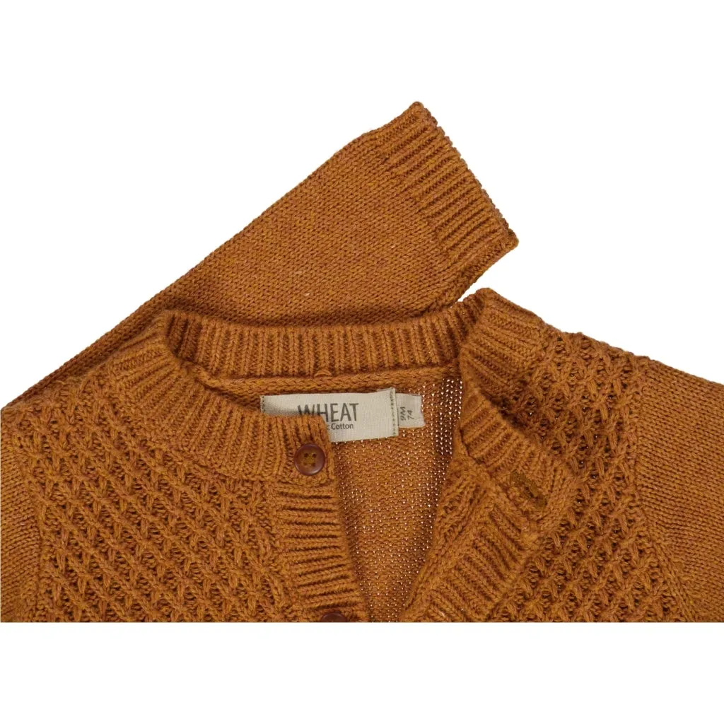 Knit Cardigan Ray - cinnamon melange