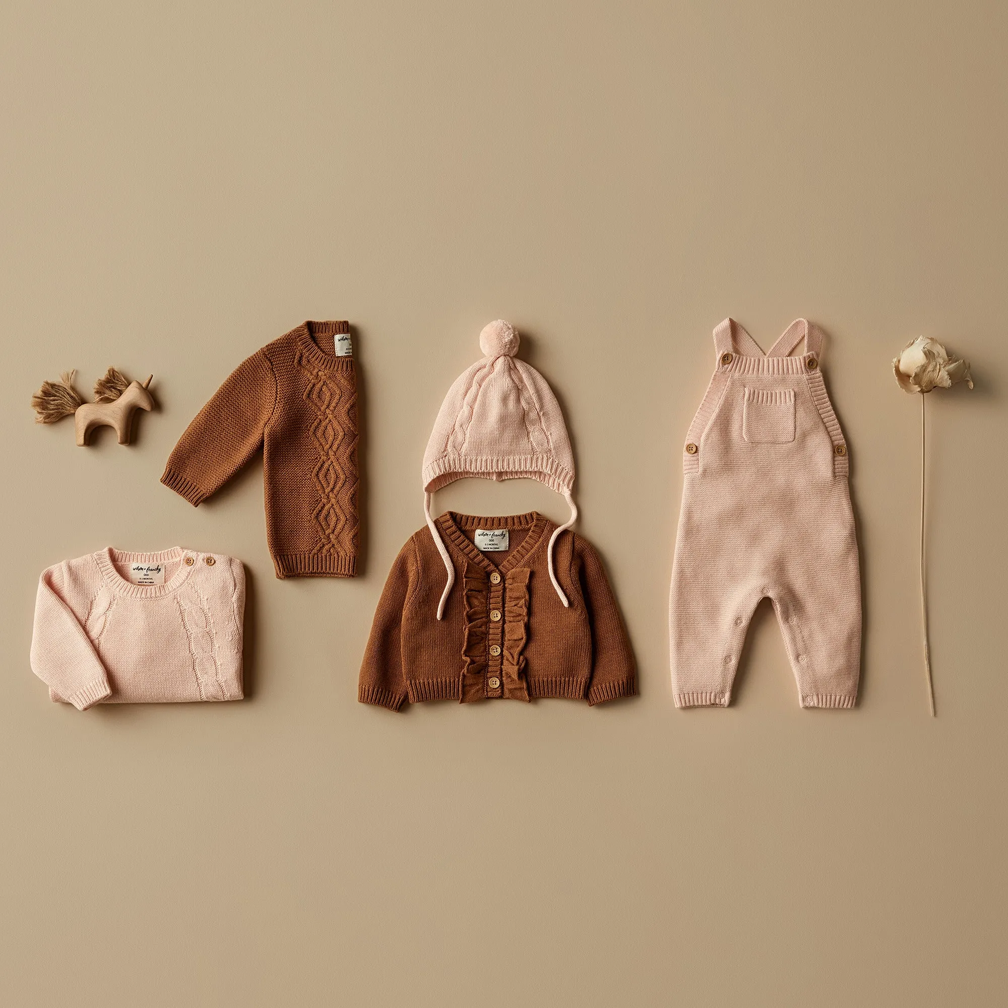 Knitted Ruffle Cardigan