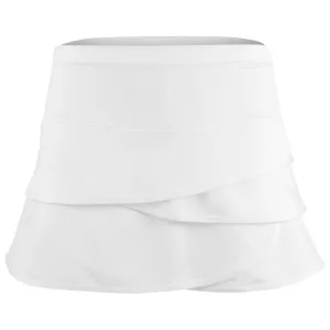 Lucky in Love Women's Essentials Scallop 12.5" Skort - White