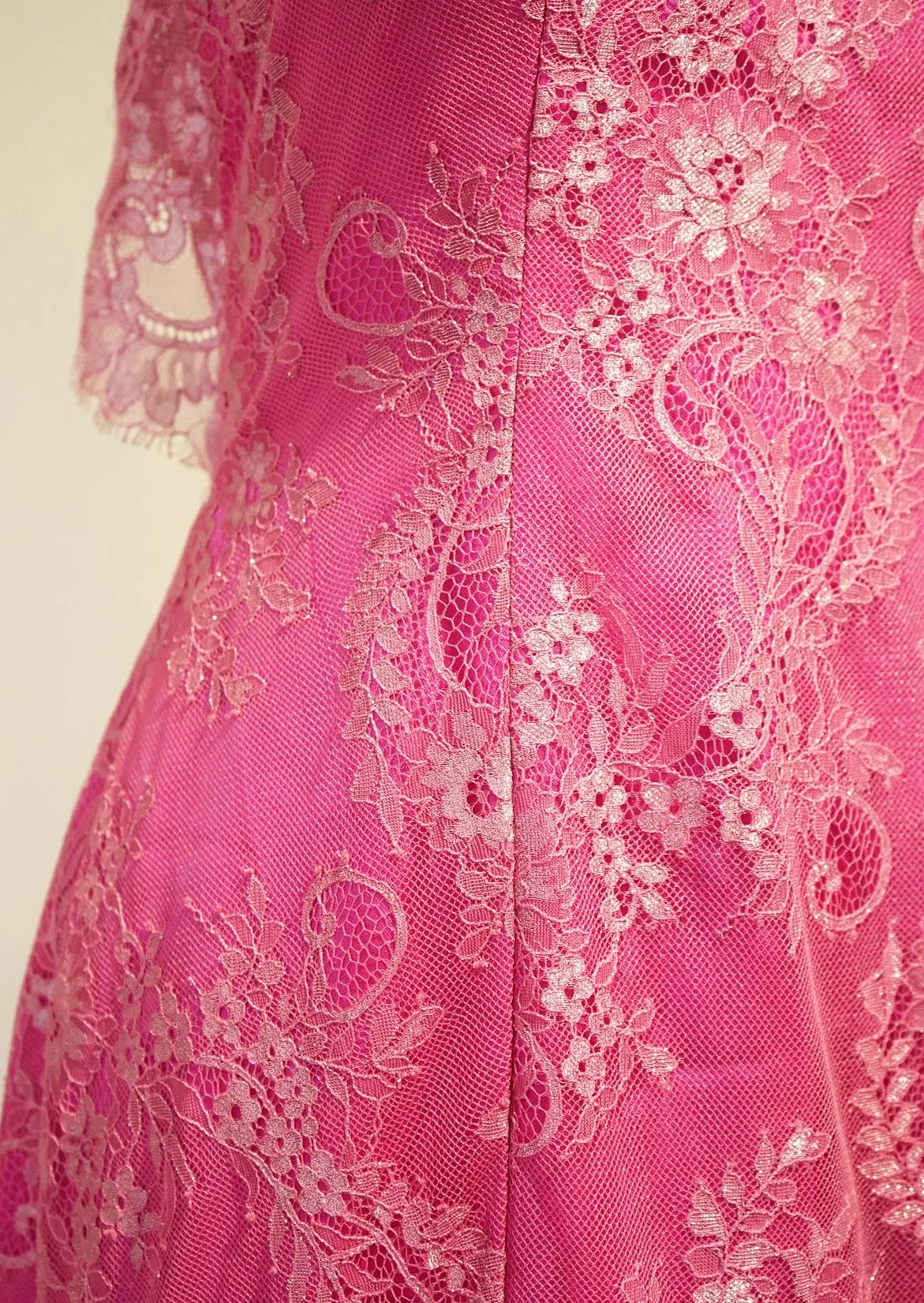 Magellanica Halter Open Back Lace Mermaid Qipao - RTW