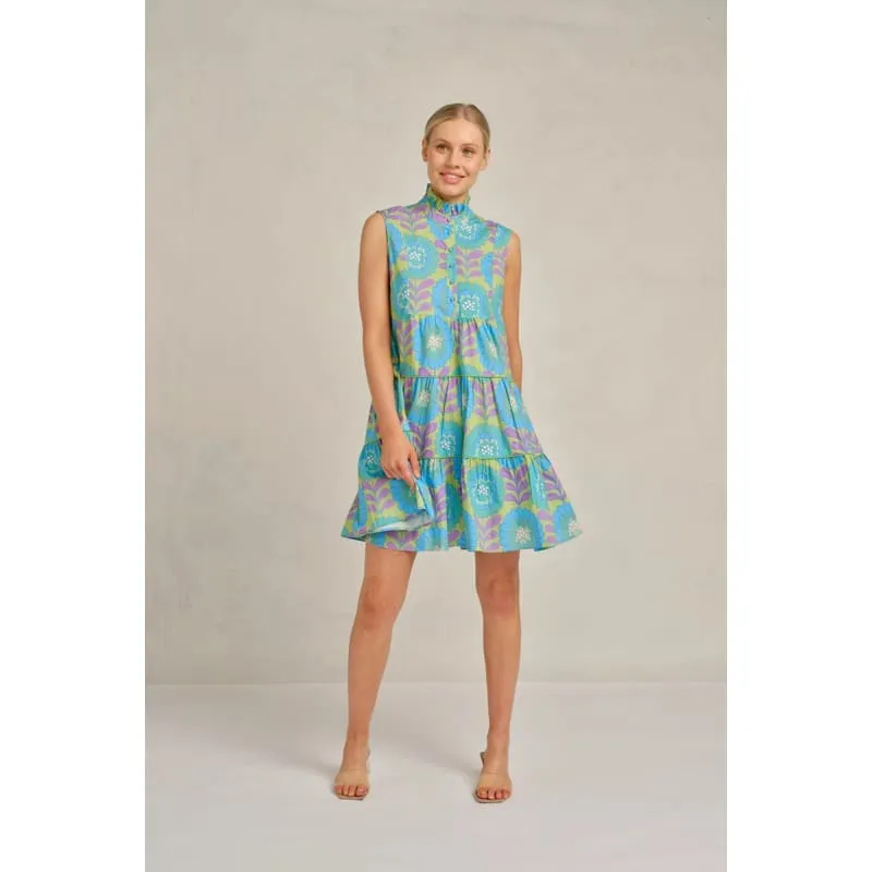 Modena Dress Viva Print | Green