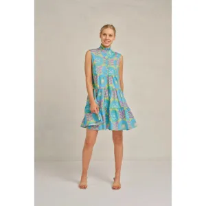 Modena Dress Viva Print | Green