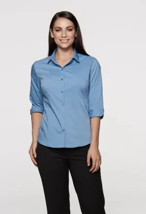 MOSMAN LADIES SHIRT 3/4 SLEEVE - 2903T