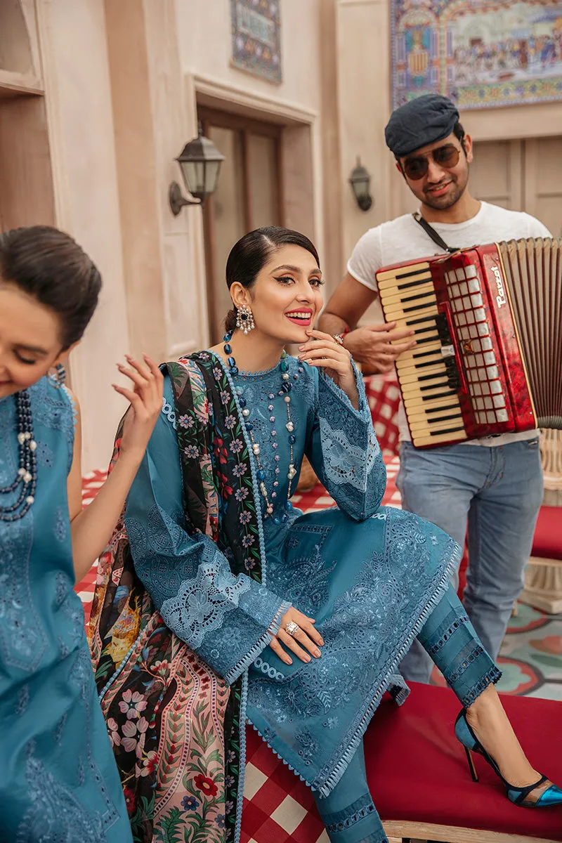 Mushq Festival De Verano Luxury Lawn Collection – MSL22 14 Mia