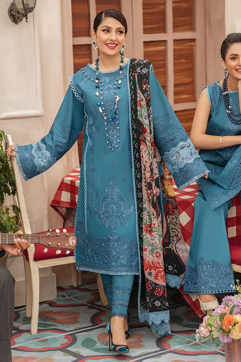 Mushq Festival De Verano Luxury Lawn Collection – MSL22 14 Mia