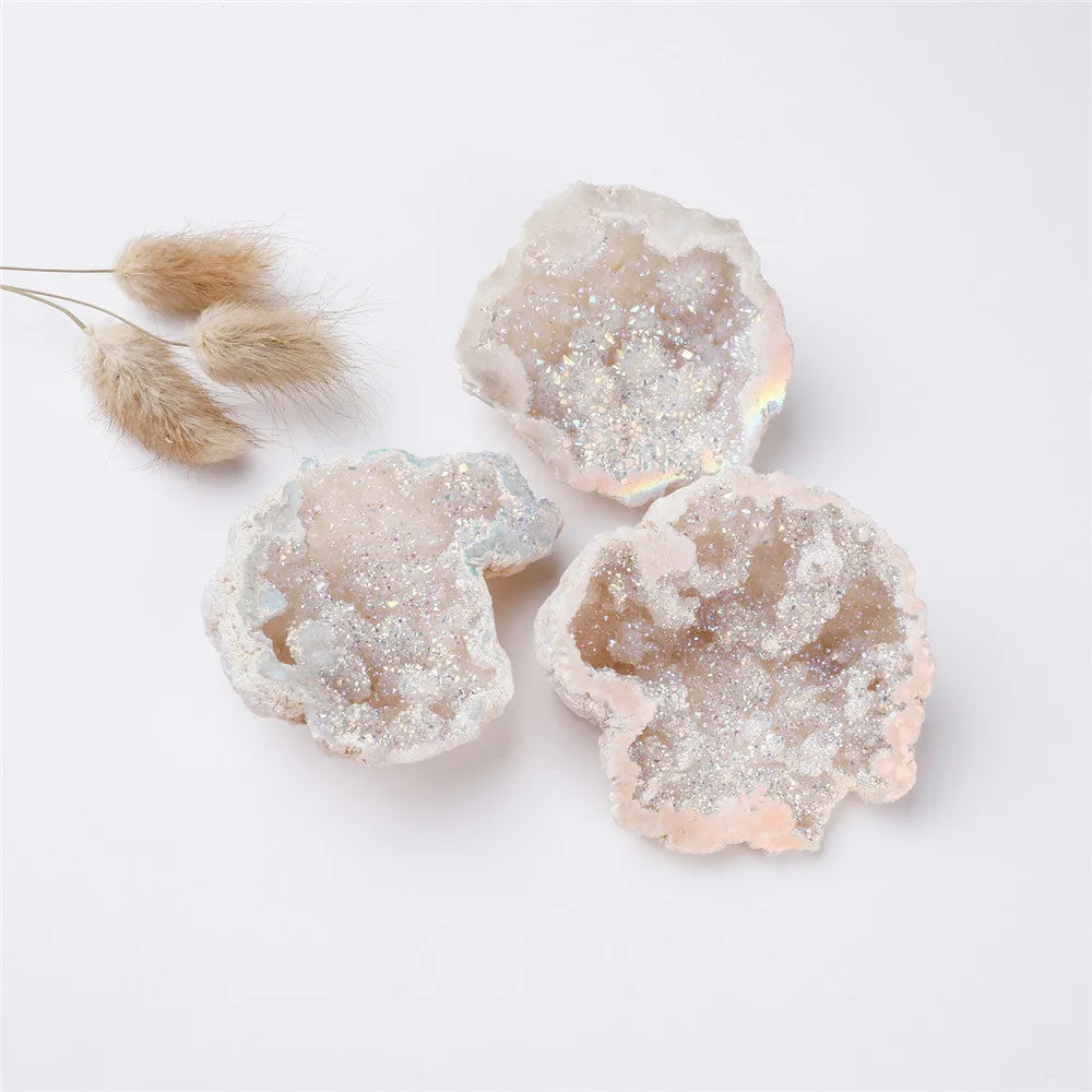 Natural hollow agate crystal
