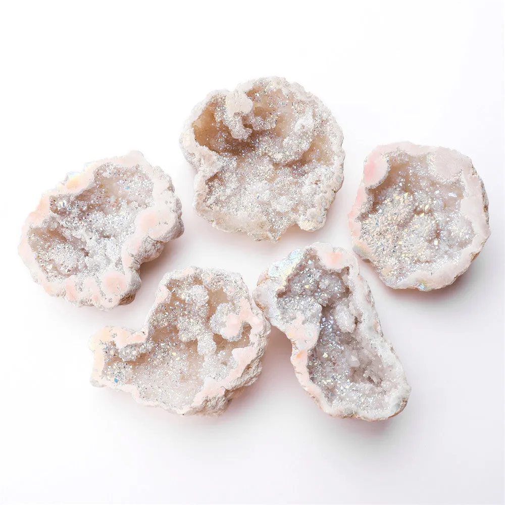 Natural hollow agate crystal
