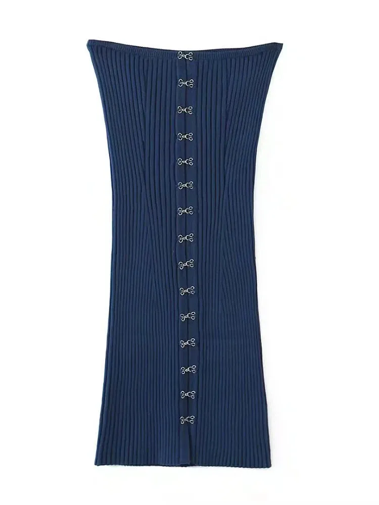 Pre Order:  Hook Closure Cardigan Mini Dress Set