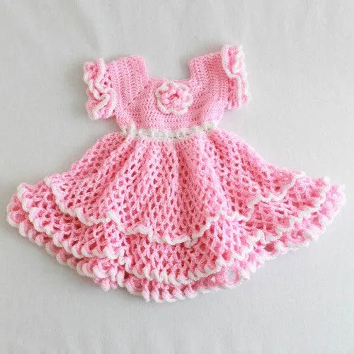 Savannah Ruffled Baby Set Crochet Pattern