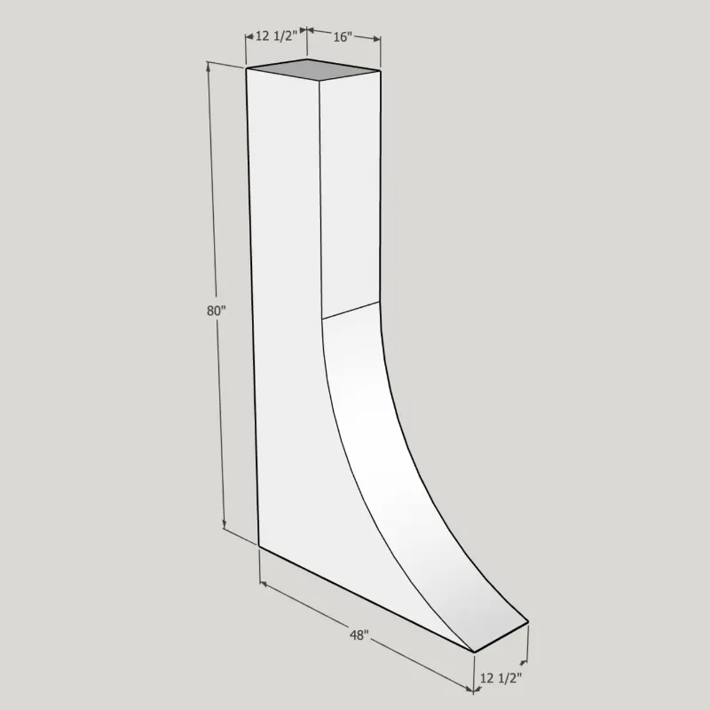 Shape 80 x 48 x 16