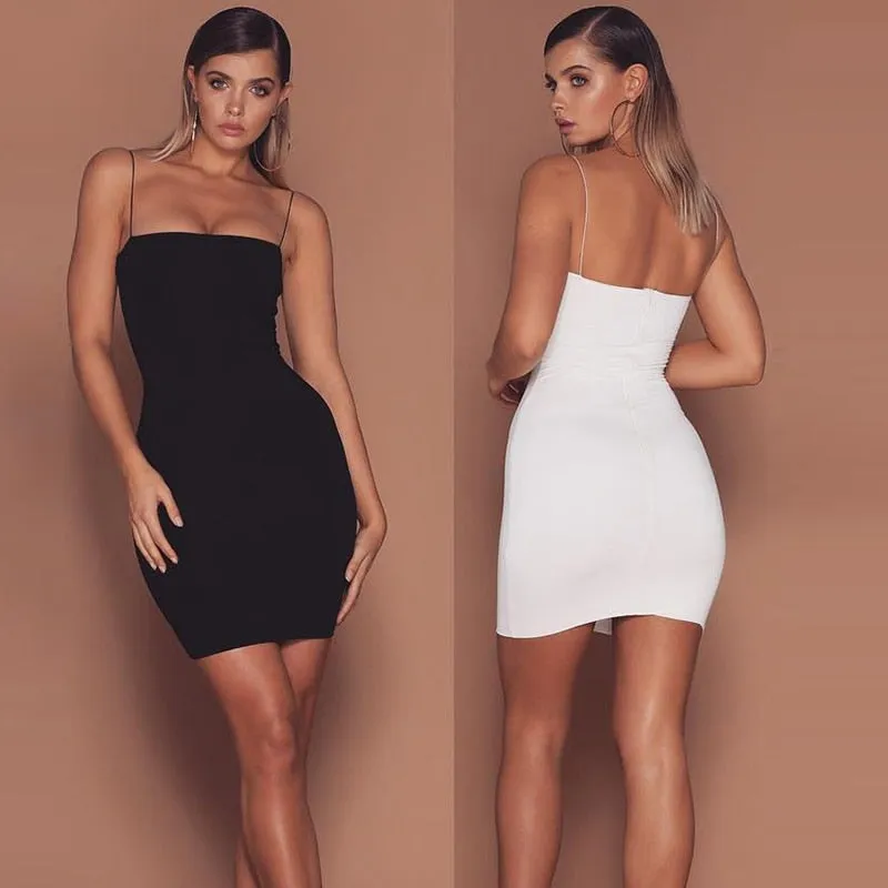 Sofia Spaghetti Strappy Dress
