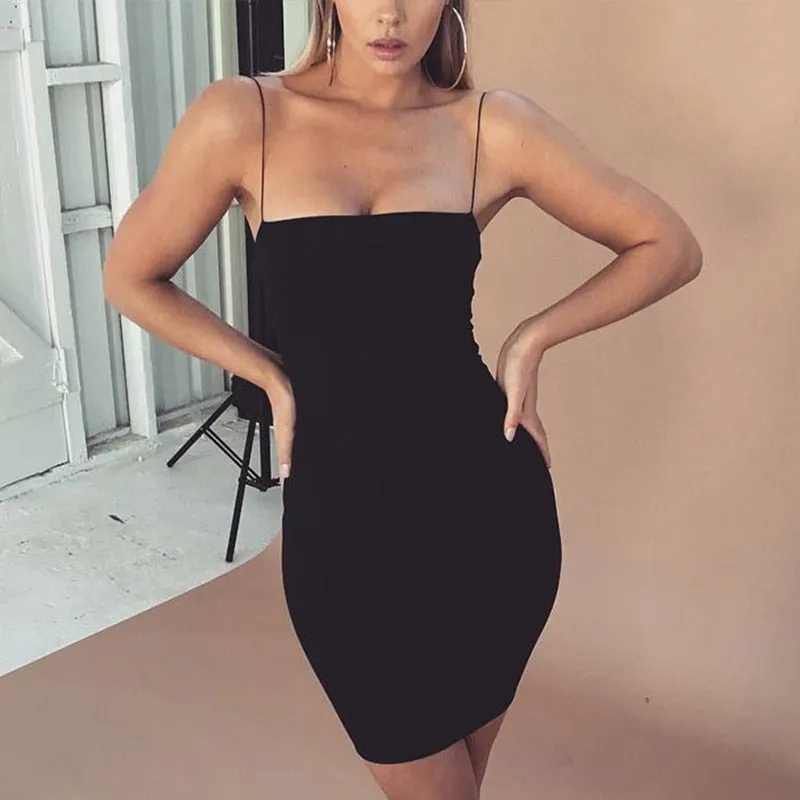 Sofia Spaghetti Strappy Dress