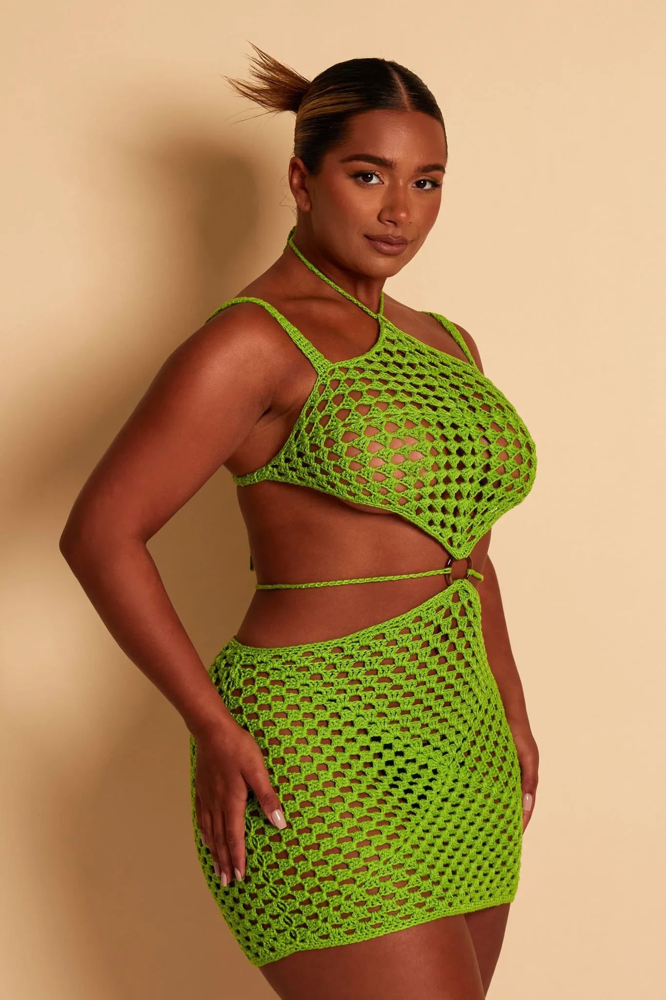 The Crochet Mini - Green