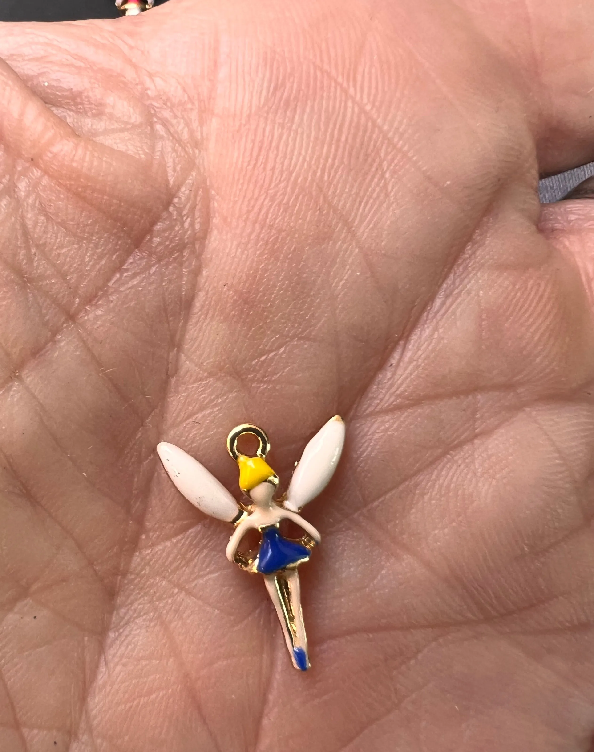Tiny 1.7cm Enamel Fairy Charms